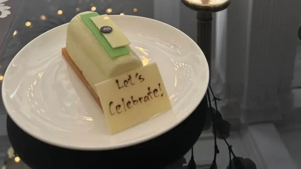 サプライズでいただいたケーキ