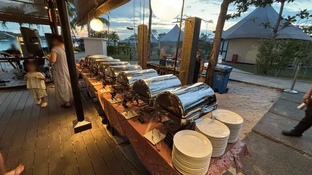 「The Patio Restaurant & Bar」のバーベキュービュッフェ2