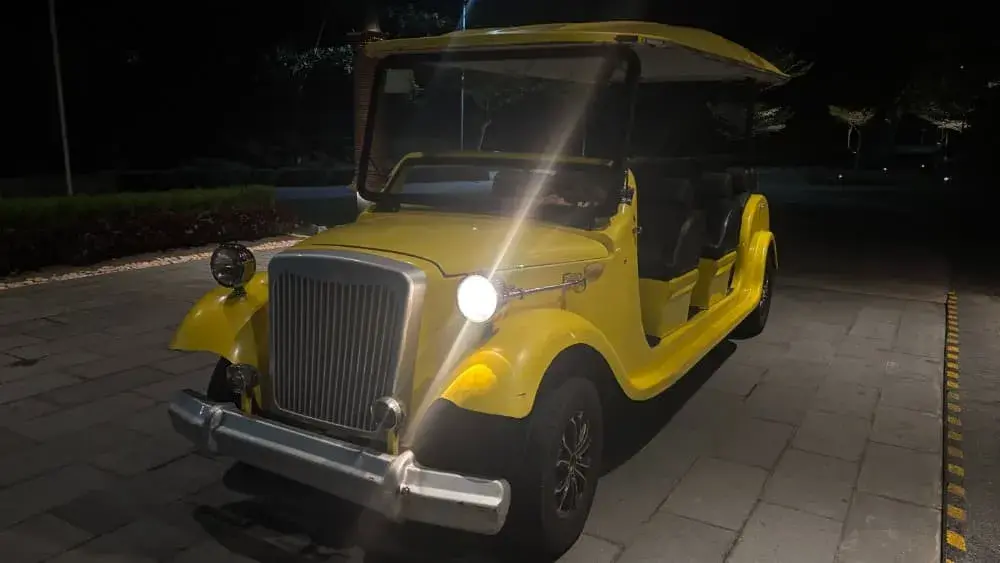 ビンタン島のホテル「ナトラ ビンタン トリビュートポートフォリオリゾート」送迎専用バギー