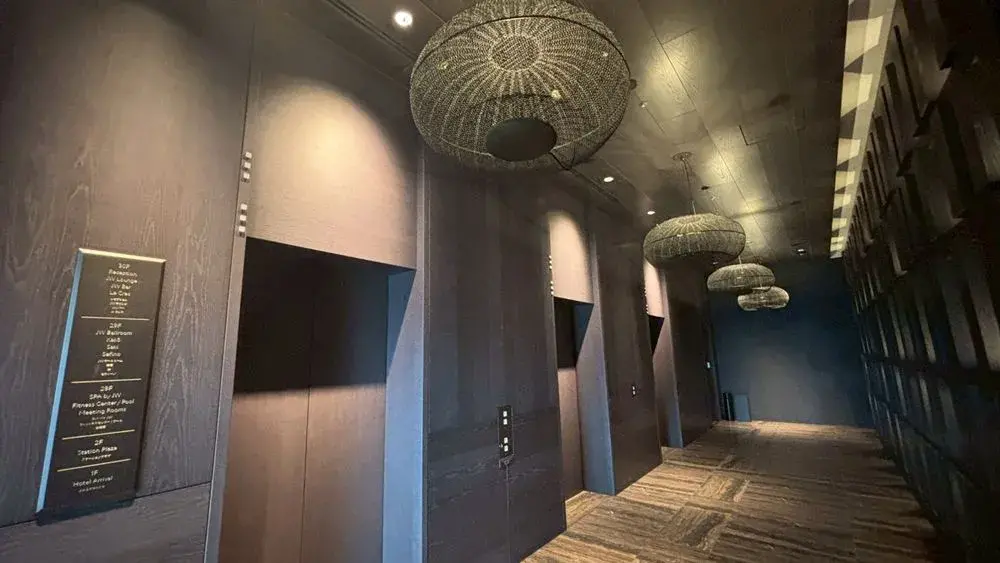 エレベーターホールの様子