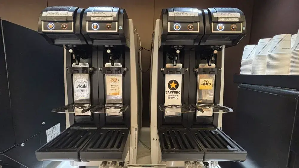 ANAラウンジドリンクメニュー：生ビール4種