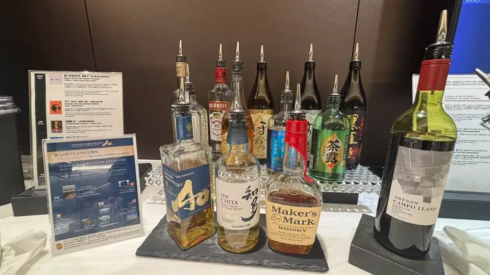 ANAラウンジドリンクメニュー：ウイスキーやブランデー、リキュールなど