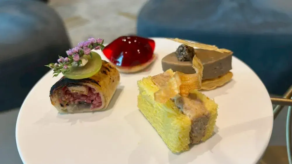 JWマリオット東京のアフタヌーンティー:セイボリー4種