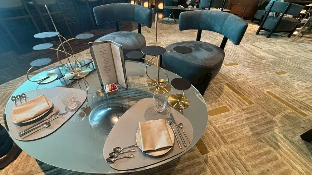 JWマリオット東京のアフタヌーンティー:テーブルセット