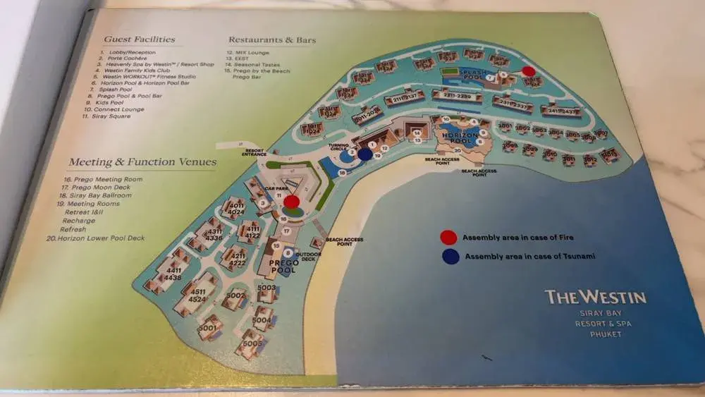 ザ・ウェスティン シーレイベイ リゾート&スパ プーケットの地図