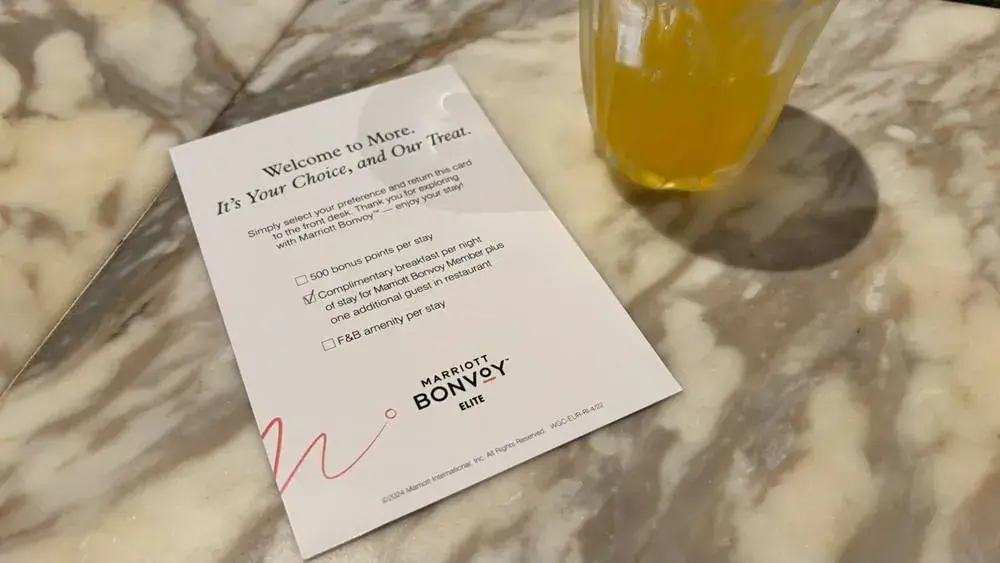 フォーポイントバイシェラトン・プーケット・パトンビーチ・リゾート|プラチナ特典の選択