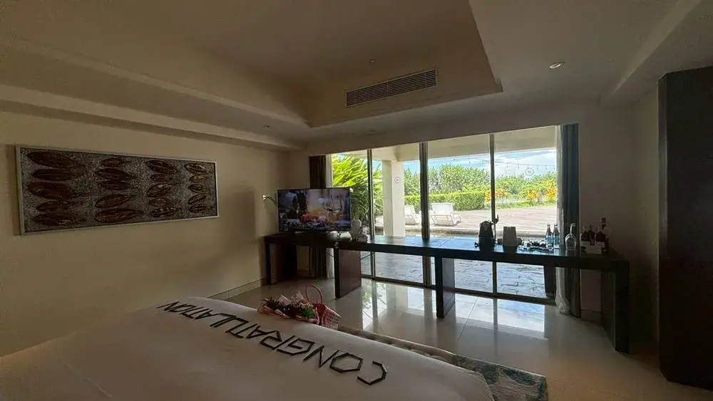 シェラトン・バリ・クタ・リゾートのプラチナ特典で、アップグレードされたスイートルーム