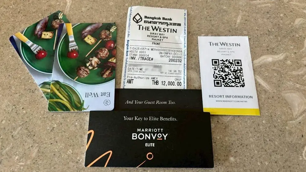 ウエスティン プーケットのカードキー