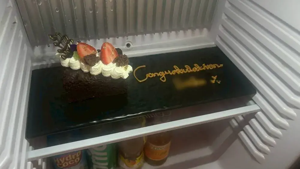 シェラトン・バリ・クタ・リゾートでいただいたチョコレートケーキ