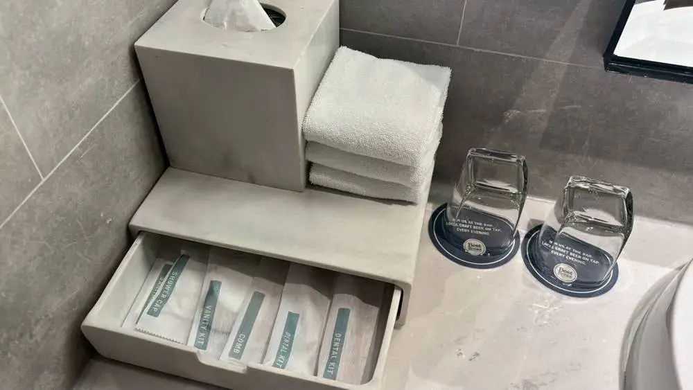 アメニティ類が入っているケース