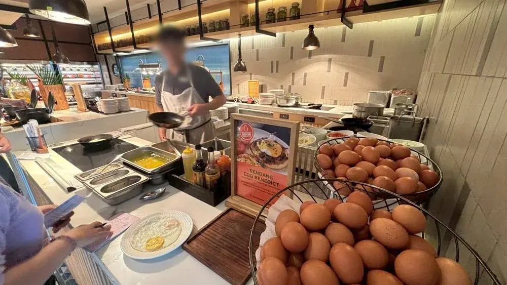 シェラトン・バリ・クタ・リゾートの朝食：卵料理