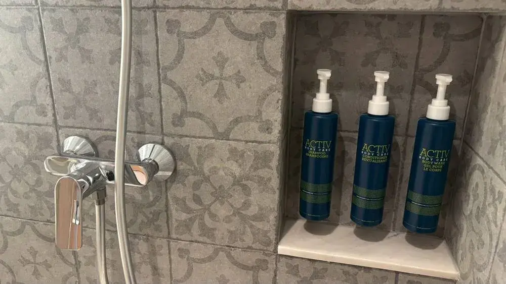 ACTIV BODY CAREのバスアメニティで、シャンプー・コンディショナー・ボディーソープ