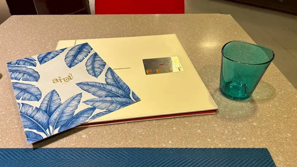 ウエスティン プーケットのレストラン「Seasonal Tastes」メニュー表