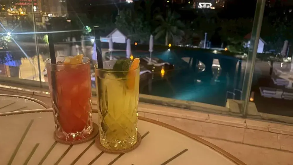 シェラトン・バリ・クタ・リゾートのプラチナ特典でいただいた無料ドリンク