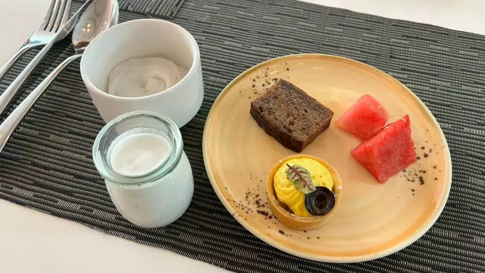 ル メリディアン バリ ジンバランの朝食「Bamboo Chic」デザート