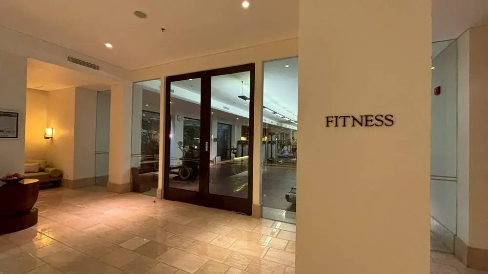 リッツカールトン・バリのフィットネスルーム