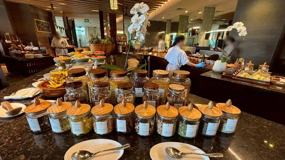 リッツカールトン・バリのドライフルーツや、ナッツ類