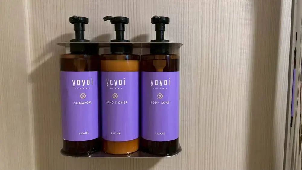 アメニティ「yayoi」シャンプー・コンディショナー・ボディーソープ