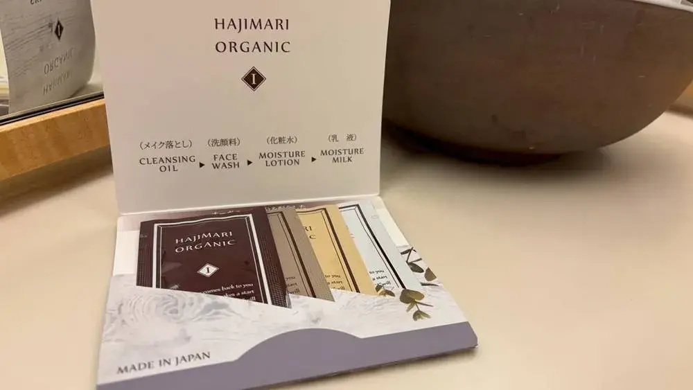 ザ・プリンス 京都宝ヶ池、オートグラフ コレクション:客室に置いてあるスキンケア製品